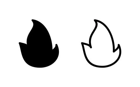 Fire icon vector illustration. fire sign and symbol Stock Illustration
