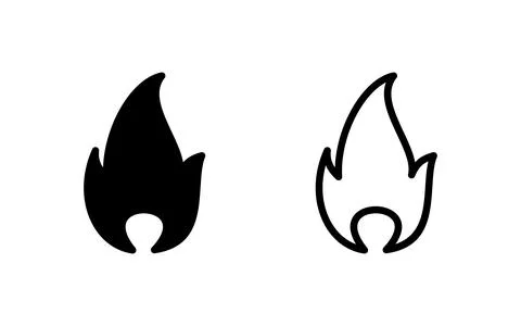Fire icon vector illustration. fire sign and symbol Stock Illustration