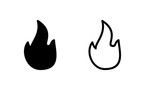 Fire icon vector illustration. fire sign and symbol Stock Illustration