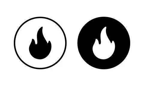 Fire icon vector illustration. fire sign and symbol Stock Illustration