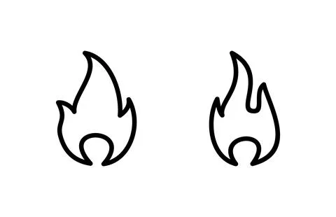 Fire icon vector illustration. fire sign and symbol Stock Illustration
