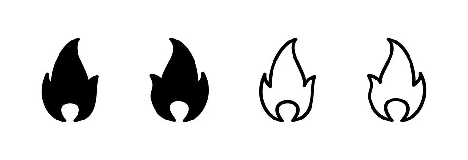 Fire icon vector illustration. fire sign and symbol イラスト素材