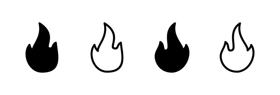 Fire icon vector illustration. fire sign and symbol イラスト素材