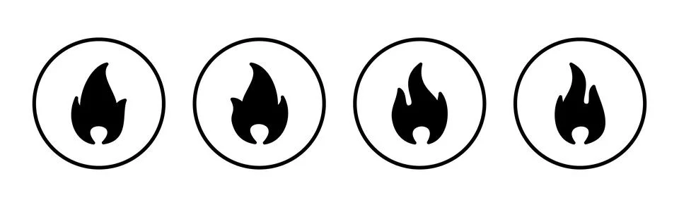 Fire icon vector illustration. fire sign and symbol イラスト素材