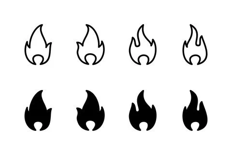 Fire icon vector illustration. fire sign and symbol Stock Illustration
