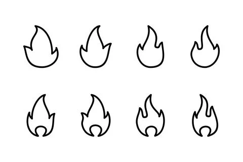 Fire icon vector illustration. fire sign and symbol Stock Illustration