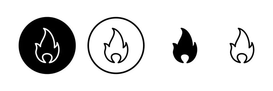 Fire icon vector illustration. fire sign and symbol Stock Illustration