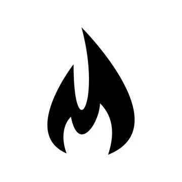 Fire icon vector template illustration design Stock Illustration
