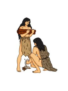 The fire Stock Illustration