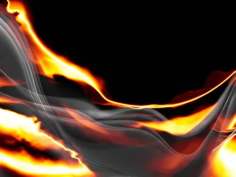 Fire An image of a fire and smoke background Copyright: xZoonar.com/magann... 写真素材