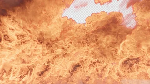 Fire Inferno 02 VFX Element Stock Footage 305752864