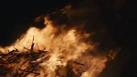 Fire Inferno Closeup Vidéo 100939161