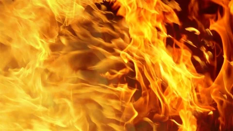 Fire intense background close. Stock Footage 107096601