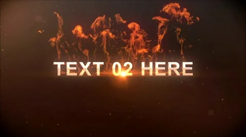 Fire Intro Stock After Effects