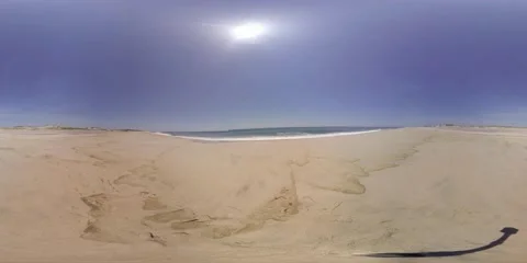 Fire Island Beach in 4k 360 VR Vídeo Stock 51925269