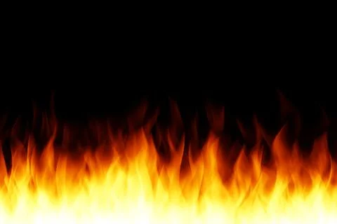 Fire isolated illustration. Stock Photos
