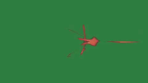 Fire on it bird flying in the air red arrow clock circle an image of letter y Stock Footage 336847703