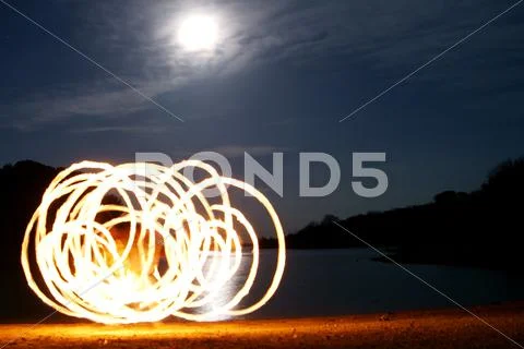 Fire Juggler Stock Photos
