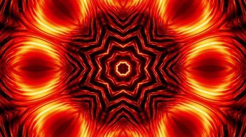 Fire kaleido 02 動画素材 43420719