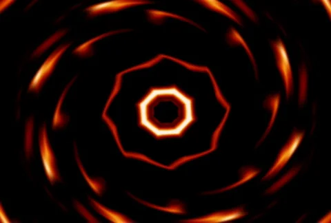 Fire Kaleidoscope Stock Footage 67078