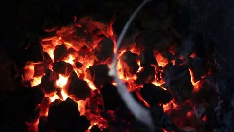 Fire in the Kitchen Stock Footage 69187966
