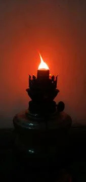 Fire Lamp 스톡 사진