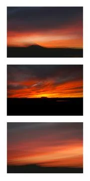 Fire Landscapes 스톡 사진