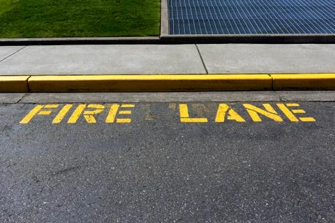 Fire Lane Stock Photos