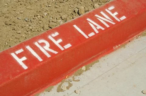Fire Lane Stock Photos