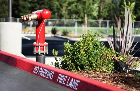 Fire Lane Stock Photos