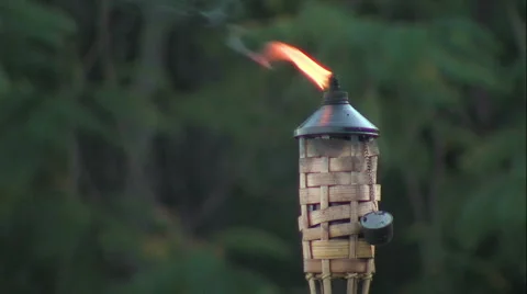 Fire lantern defocus Video stock 1548006