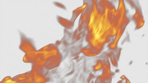 Fire Large 02 Loop HD Stock Footage 312508341