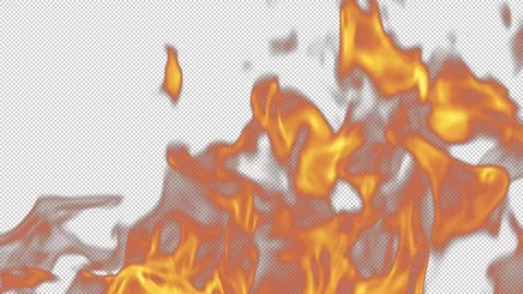 Fire Large 03 Loop HD Stock Footage 312508450