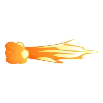 Fire laser icon cartoon vector. Gun beam Stock Illustration