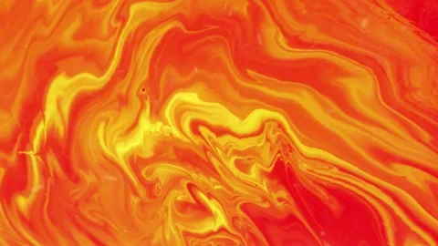 Fire Lava Fluid Art Red Orange Abstract Background Video stock 334985756