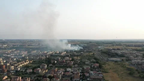 Fire in Lazio part 2 Stock Footage 277677666
