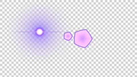 Fire lens flare overlay Illustrazione stock