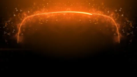 Fire light with particle effect background Stock Footage 308224436