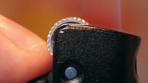 Fire lighters macro closeup Stock Footage 132011843