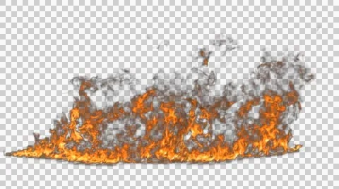 Fire Line Alpha Stock Footage 50883053