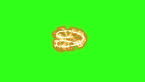 Fire line effects group graphic motion elements on green screen Vidéo 330611095