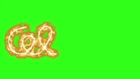 Fire line effects group graphic motion elements on green screen Stock Footage 331922615