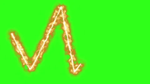 Fire line effects group graphic motion elements on green screen Stock Footage 331922635