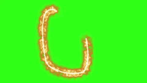 Fire line effects group graphic motion elements on green screen Stock Footage 331922638