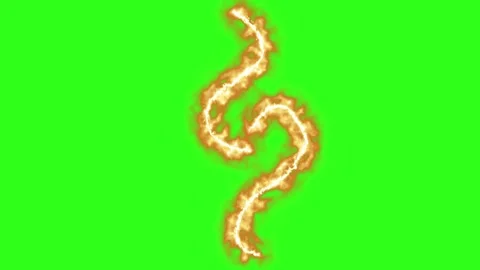 Fire line effects group graphic motion elements on green screen Vídeos de archivo 332751031