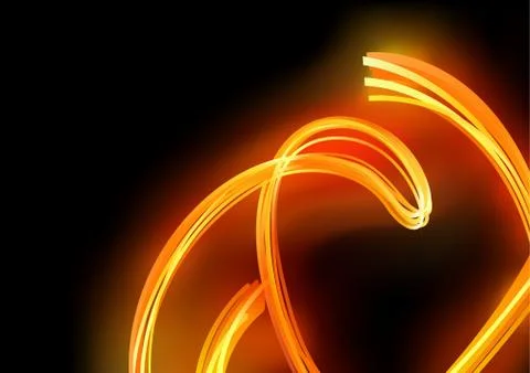 Fire Lines Illustrazione stock