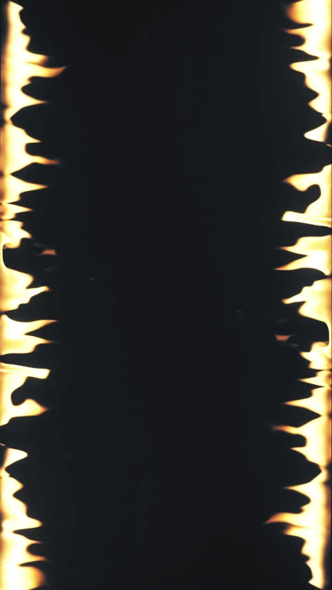 Fire lines in slow motion on black Stock Footage 141797749