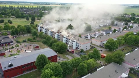 Fire Linköping Stock Footage 147393974