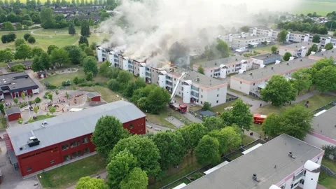 Fire Linköping Stock Footage 147393990
