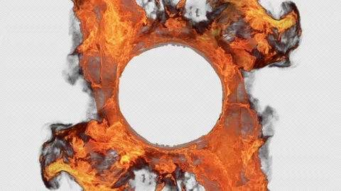 Fire Logo Effect Stock Footage 171488690
